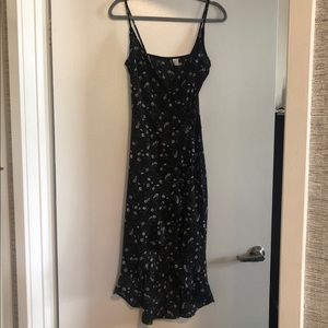 H&M Floral Black Dress